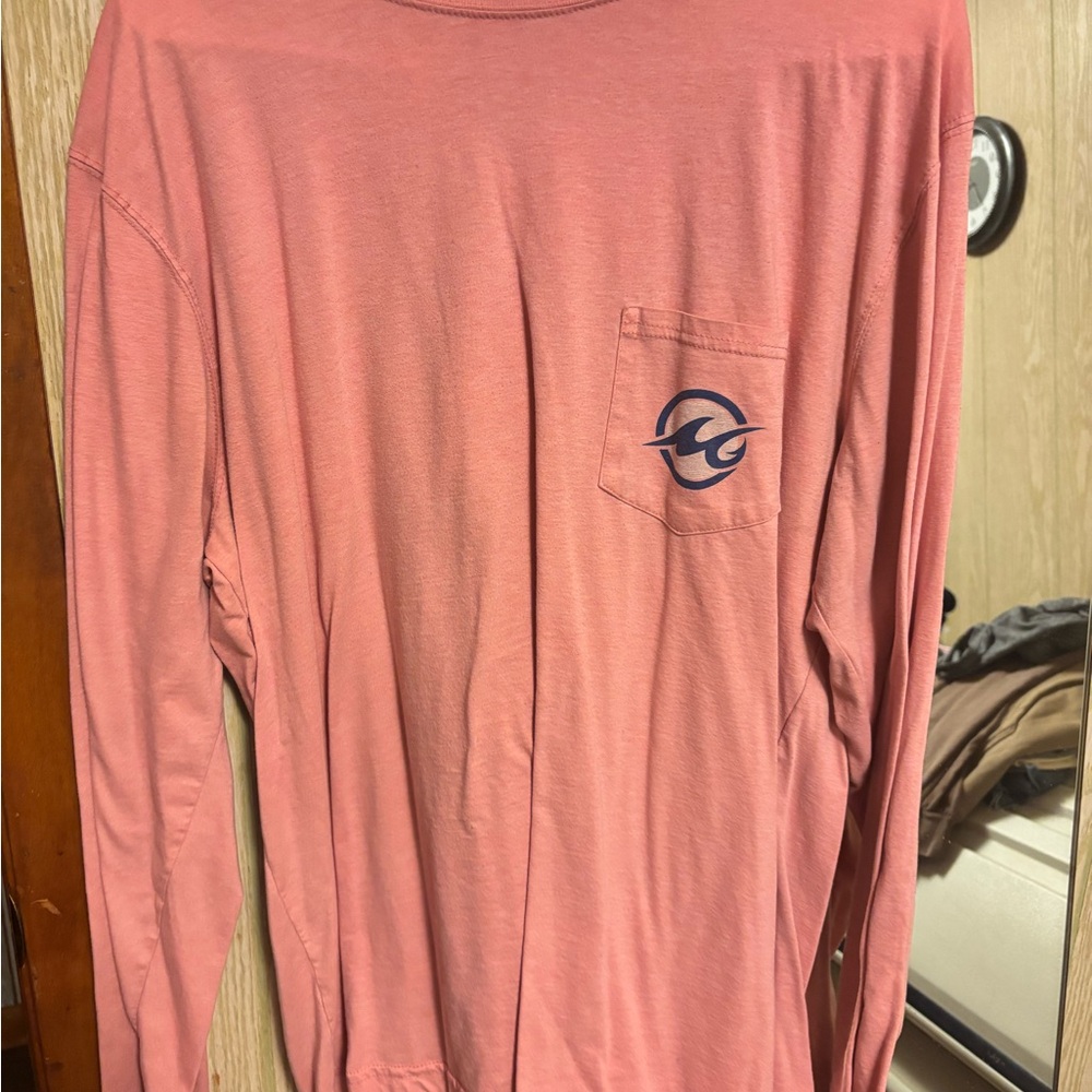 Men's Pink Long Sleeve Shirt